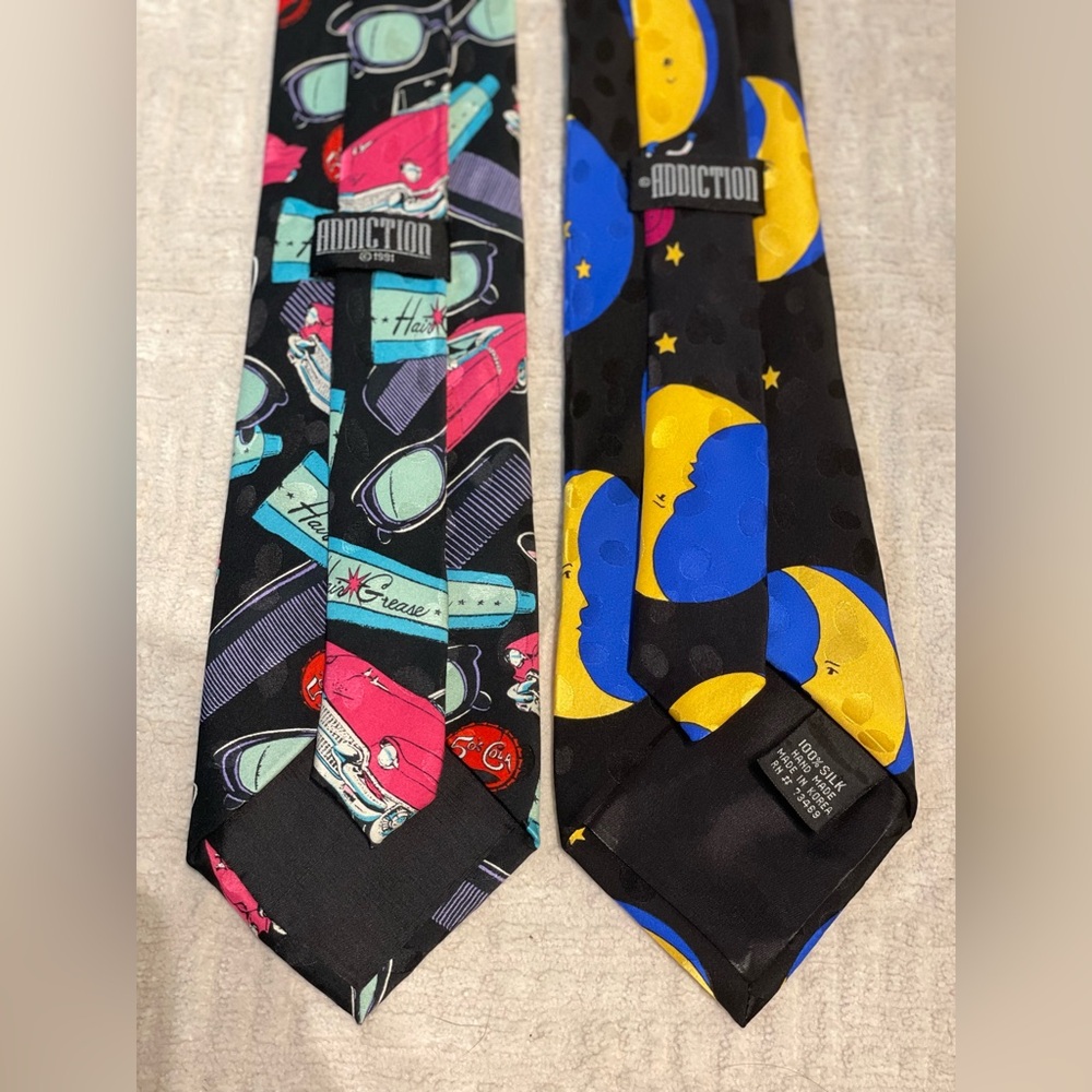 4 Men Tie - cool patterns, vintage - Picture 3 of 10